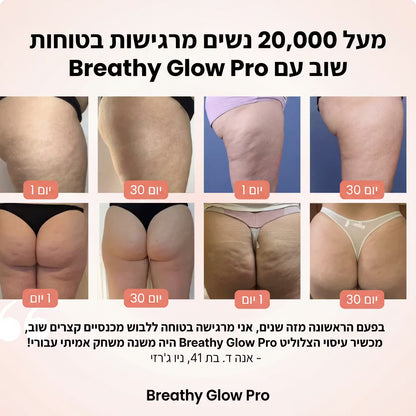 מכשיר למיצוק הצלוליטיס - ב5 דקות מהבית - GlowPro